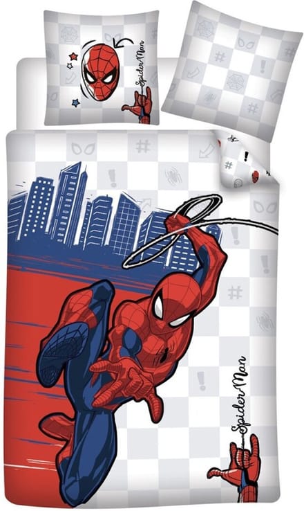 Spiderman Dekbedovertrek Shoot! - Katoen 65 x 65 cm