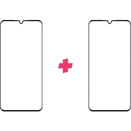 DuoPack: Xiaomi Mi Note 10 Lite screenprotector gehard glas Edge to Edge