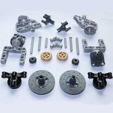 MOC Bouwstenen Technische Componenten Pin Hefarm Studless Balk As Stekker Connector Paneel Tandwiel Compatibel Intellectueel Speelgoed