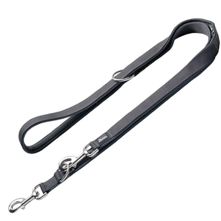Hunter Verstelbare Hondenlijn Divo & Maldon Grijs - Hondenriem - 200x2.5 cm