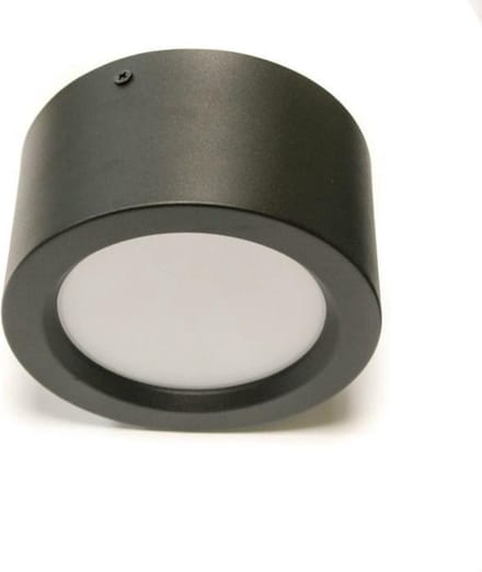 Led opbouw spot - Rond - Zwart - 5w - 4200K - Daglicht