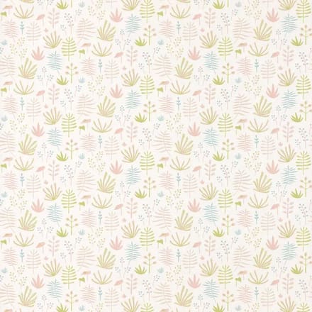 Casadeco kinderbehang Happy Dreams grassen roze groen