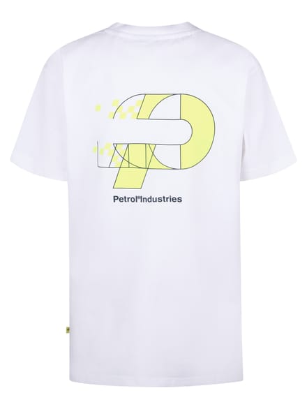 Petrol Industries - Jongens Artwork T-shirt Oceancrest - Wit - Maat 104