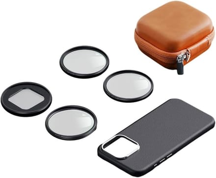 Complete 67mm Phone Lens Filter Set met CPL, Astral en Black Mist Filters plus Adapter en Telefoonhoes
