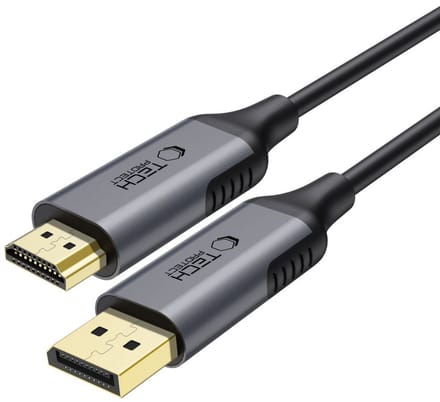 Tech-Protect UltraBoost Serie - DisplayPort naar HDMI Kabel - 4K 60Hz - 2m
