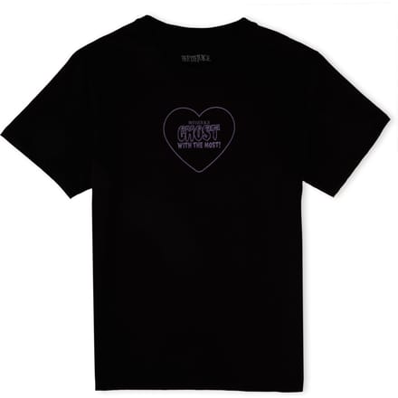 Beetlejuice Ghost With The Most Unisex T-Shirt - Black - S - Zwart