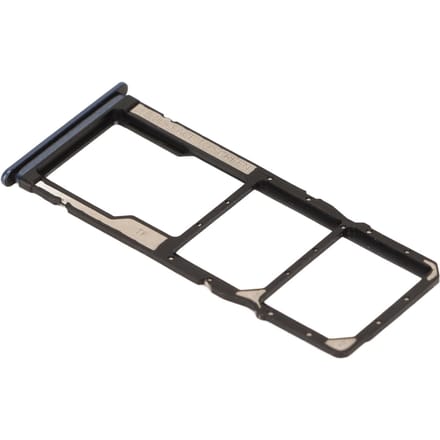 Support de carte SIM de remplacement Support de fente pour carte mémoire avec éjecteur Brosse pour Xiaomi Redmi Note 9 bleu foncé