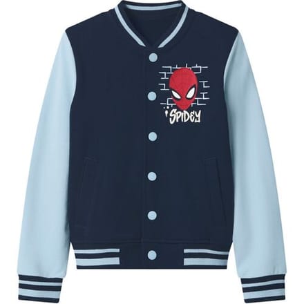 LUPILU kindercollegejack, kinder collegejack (Blauw, 98/104)