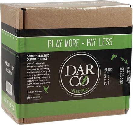 Darco D920/BULK elektrische gitaarsnaren – 25-sets bulkset (010-046)