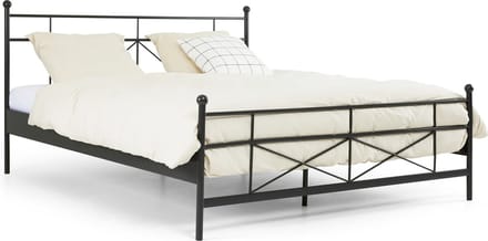 Maxi Bed Milano 2-persoons - 180 x 200 cm - antraciet