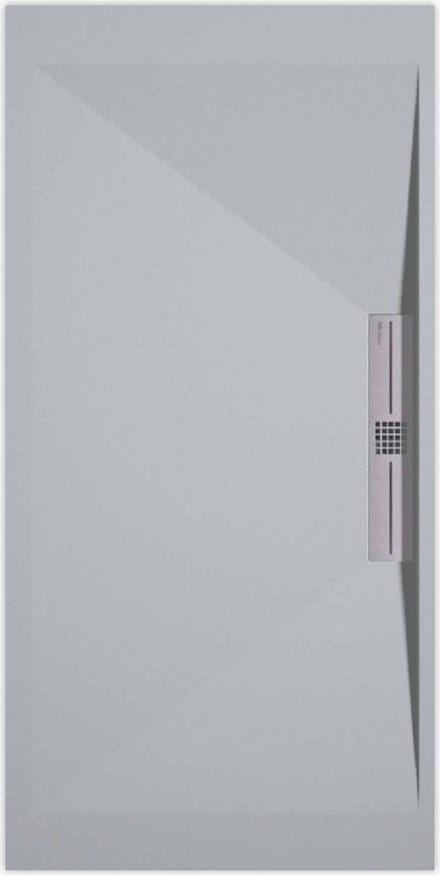 Sanifun douchebak Stone Side Gray 7035 Smooth 1200 x 700 S