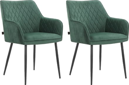 Elvira-Armstoel - 2 Pack - Donkergroen