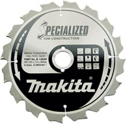 Makita HM Zaagblad 210 x 30 x 14Z B-27246