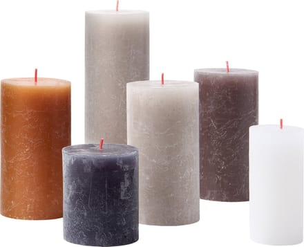 Bolsius - Rustieke Kaarsen Set - New Neutrals