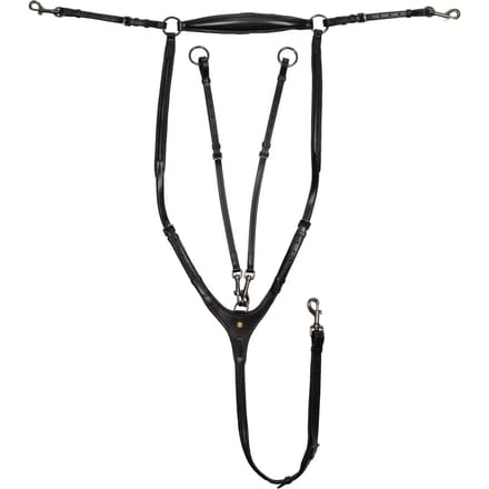 Afneembare leren martingale voor paarden Equestro