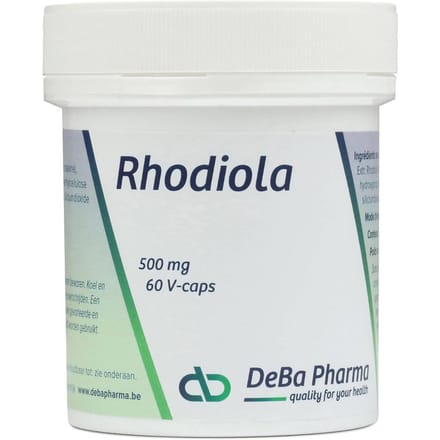 Deba Pharma Rhodiola Extract 60 Plantaardige Capsules