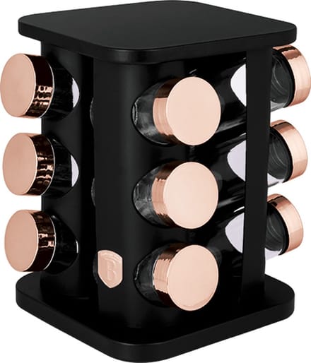BerlingerHaus Square Spice Jar Blackrose collection