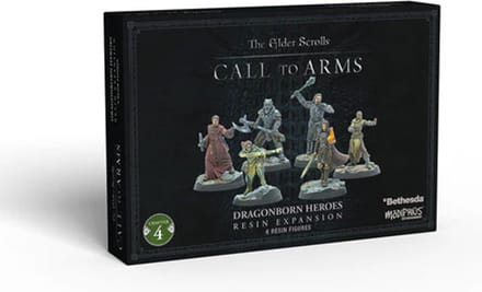 Modiphius The Elder Scrolls Call To Arms - Dragonborn Heroes - Miniature Game