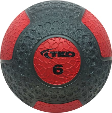 Medicijnbal - 6KG - grijs/rood | TKO Europe