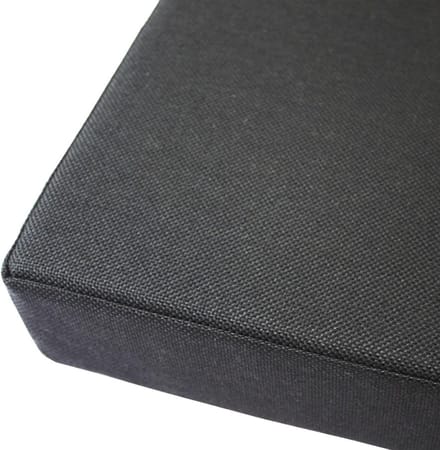Bankkussen - Terraskussen Zitkussen - Buiten Zitten - Waterdicht Polyester - 100x50x5cm - Zwart