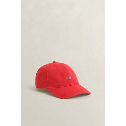 Gant Cap Small Shield Cotton Twill Rose Red / male