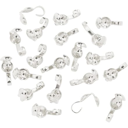 Kalotjes dubbel cups Platinum (Zilver) 20 stuks