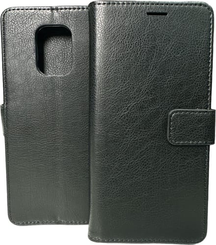 Portemonnee Book Case Hoesje Geschikt voor: Xiaomi Redmi Note 10 Lite - Zwart