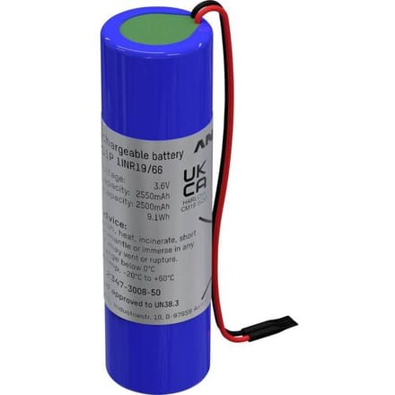 Ansmann Speciale oplaadbare batterij 18650 Kabel Li-ion 3.6 V 2550 mAh 1 stuk(s)