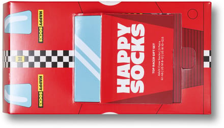 Happy Socks 3-Pack Top Racer Socks Gift Set