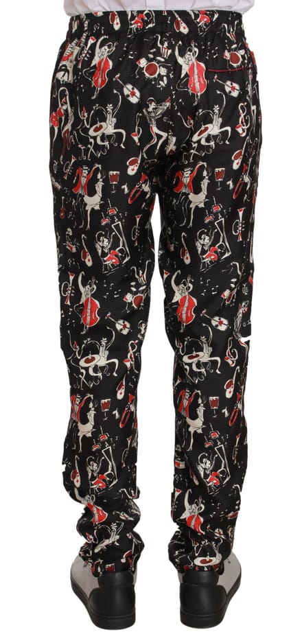 Muziekprint Broek Pt0846