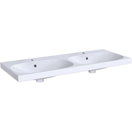 Geberit Acanto double washbasin 120 x 48.2 cm, 500.627.01.2