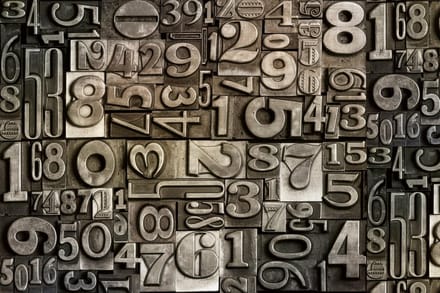 Fotobehang - Typeset 375x250cm - Vliesbehang