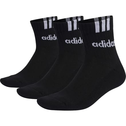 adidas  Sokken 3-Stripes Linear Half-Crew Cushioned Socks 3 Pairs