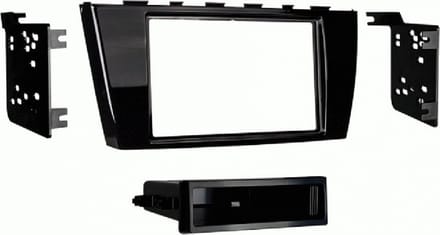 2-DIN-radiopaneel met opbergvak Mitsubishi Mirage/Space Star (METRA)