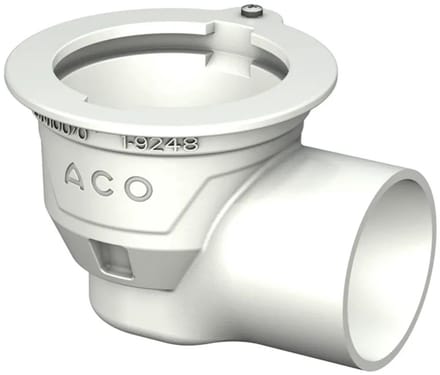 ACO Vloerafvoer Passavant DN100/1,5 graden/1,6l/s/houder/epoxy, 5569.70.20