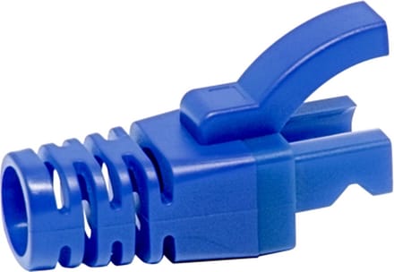 DINTEK - Boot voor CAT6 (100 pcs) - Blauw - geschikt voor passthrough plug - 1601-06014