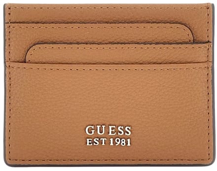 GUESS Kaarthouder Meridian SLG Card Holder Cognac Lichtbruin