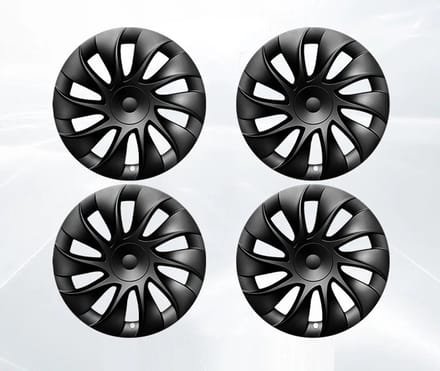 Tesla Model Y Wieldoppen voor 20 Inch Induction met Überturbine Look - Exterieur Accessoires