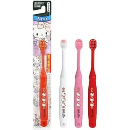 EBISU - Sanrio Hello Kitty Kids Toothbrush For Over 6 Years Old 1 pc - Random Color