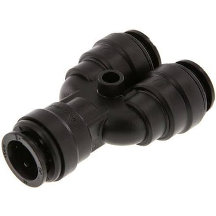 15mm Y-koppeling POM Insteekfitting FDA NBR