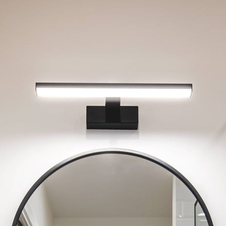 EGLO LED wandlamp Pandella 1, lengte 40 cm, zwart, aluminium
