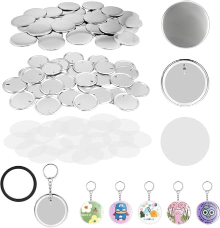 Ronde knoppen 58mm pin kit, pin mapping kit voor buttonmaker machine, zelfgemaakte pins en badge knopen maken