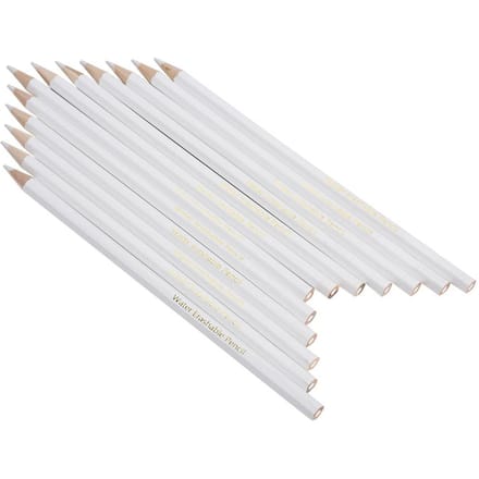 12 STUKS Wateroplosbaar Potlood Wit Naaien Markeerpotlood Kleermaker Praktisch Gereedschap white