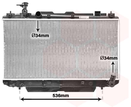 Van Wezel - RADIATOR VOOR TOYOTA RAV 4 XA20 2000-2003 1640028160