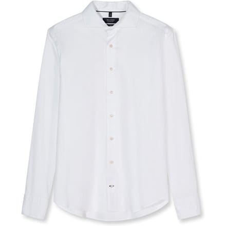 OLYMP Signature Casual Overhemd, Tailored Fit, Cutaway, Wit