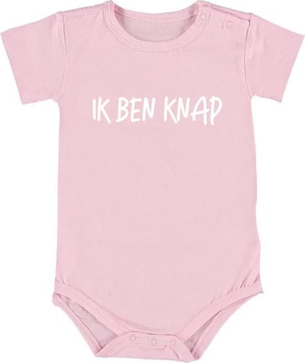 Baby Romper Grappig Kraamcadeau Meisje Ik Ben Knap