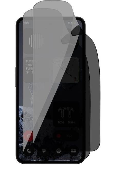 Privacy Screenprotector geschikt voor CMF Phone 2 Pro - 2x FlexGuard Screen Protector