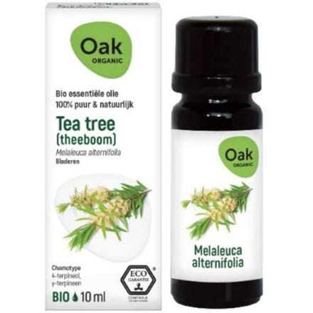 Oak Tea Tree Essentiële Olie Bio 10 Etherische olie