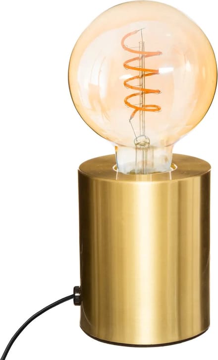 Atmosphera Tafellamp Saba - metaal - goud - D9 x H10 cm - Leeslampje - Designlamp