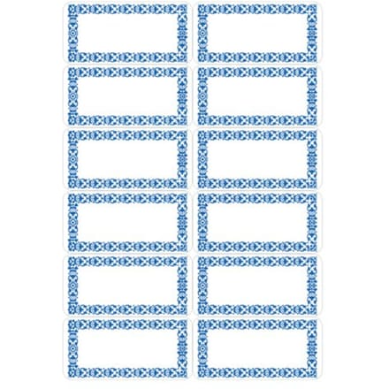 Etiket HERMA 3742 keuken blauw